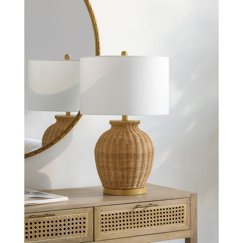 Rainie Cottage Beige Table Lamp-2