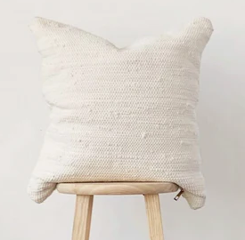 Chindi Pillow Cover - Cream
