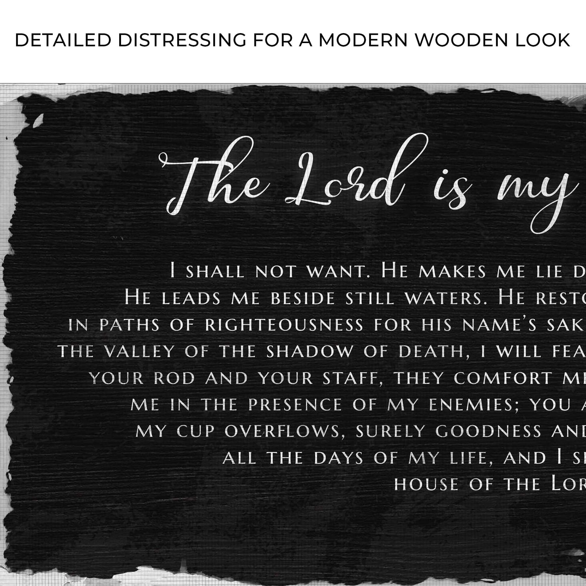 Psalm 23 - The Lord Is My Shepherd Sign IV-3